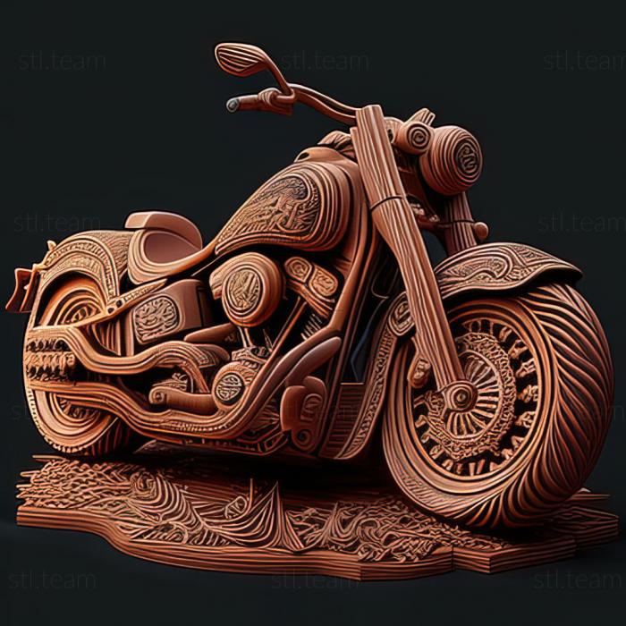 3D модель Harley Davidson Fat Boy Специальный (STL)